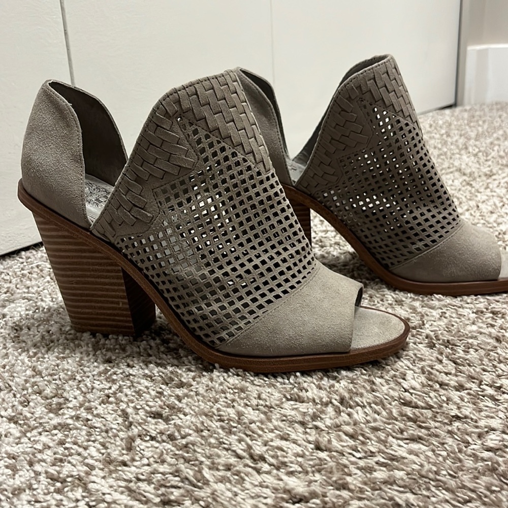 Vince Camuto open toe bootie